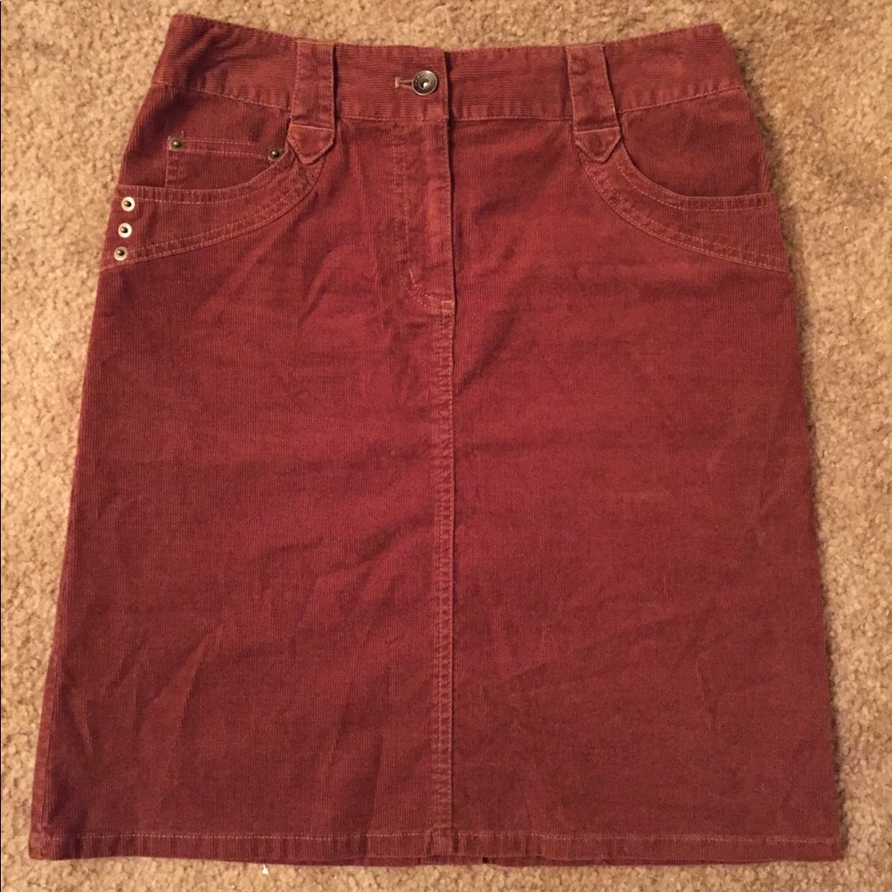 Harold’s Vintage Corduroy Brown Skirt